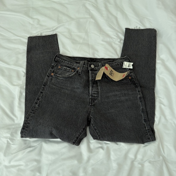 levis 501 black jeans  size 28   details: -NWT -skinny fit - Picture 4 of 4